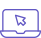 icon of laptop representing blog